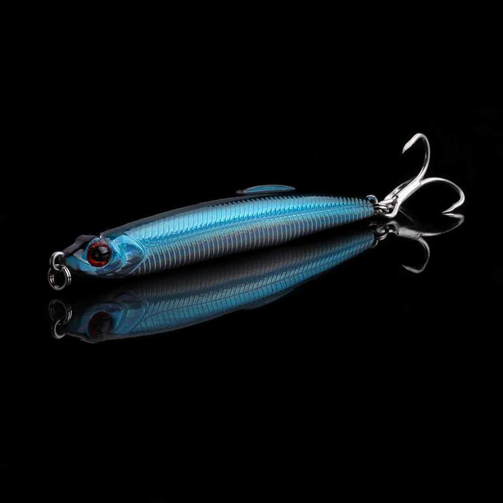 

WALK FISH Thrill Stick Fishing Lure 75mm 10g Sinking Pencil Long casting Shad Minnow 3D Eyes Artificial Bait Bass Pike Lures