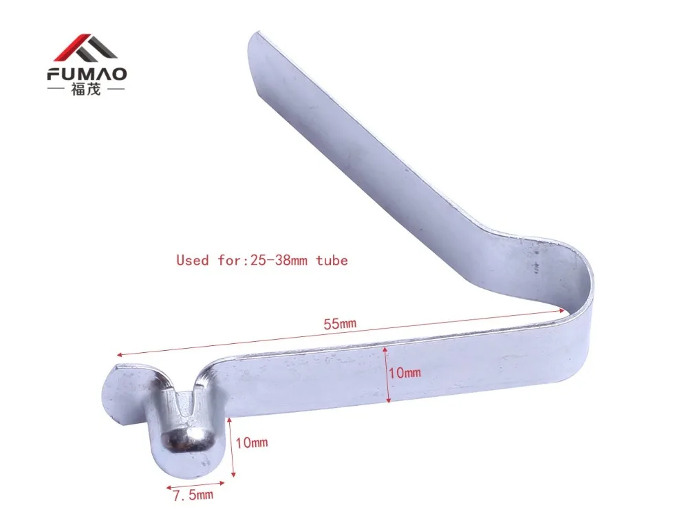 

Manufacturer custom solid head springs V shape position clip #04