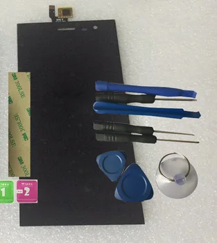 

High Quality Black 5 inch For Bravis Omega LCD DIsplay With Touch Screen Digitizer Assembly Replacement +Tools+3M Sticker