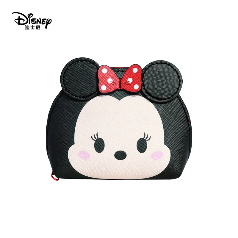 Disney de maquillaje portátil con dibujos animados Minnie Mouse, monedero multiusos, Cartera de maquillaje de PU|Monederos| - AliExpress