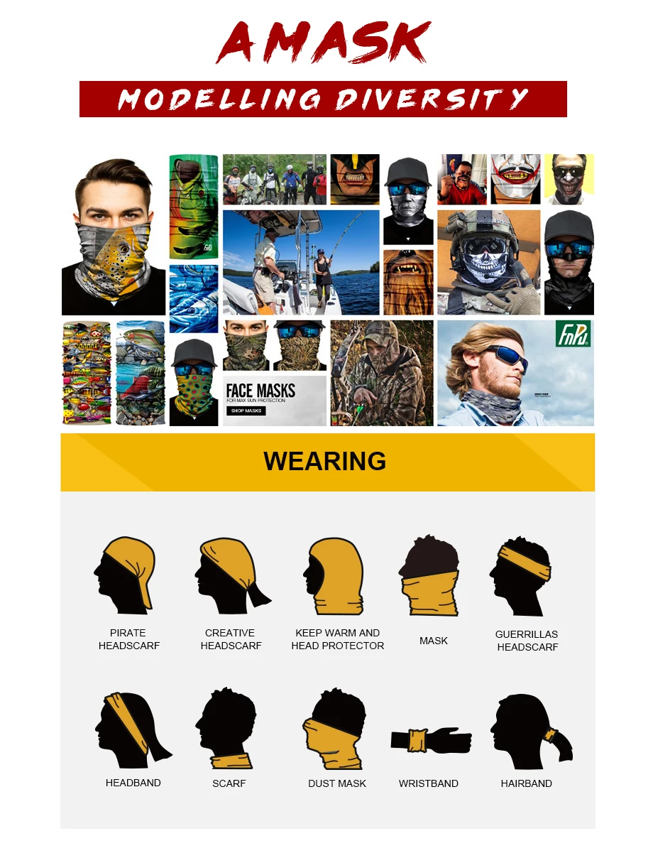 Outdoor Sports Skull Mask Hiking Cycling Equipment Multifunction For Men Windproof Seamless Skull Magic Mask Visor Scarf_01 (2)