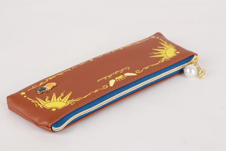 MSMO Anime CardCaptor Sakura Cosplay The Clow Long Zip Coin Purses Kinomoto Sakura Clow Card Wallet Purse 17