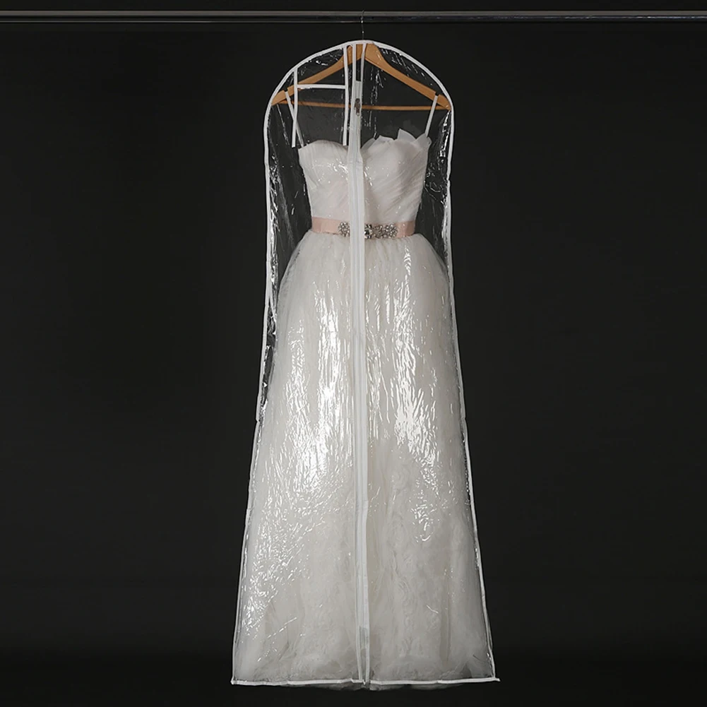 

Storage Bag Cover Clothes Protector Case For Wedding Dress Gown Garment Dustproof Durable Practical Long-term Storage Suitable