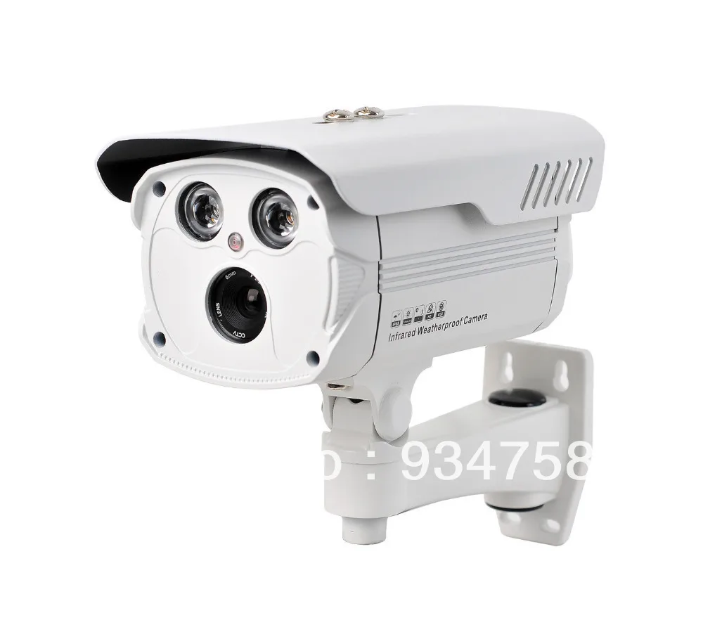 

CCTV 900TVL 1/3" HDIS 6mm Lens 2 Super-LEDs Waterproof Outdoor IR ICR Camera Kit