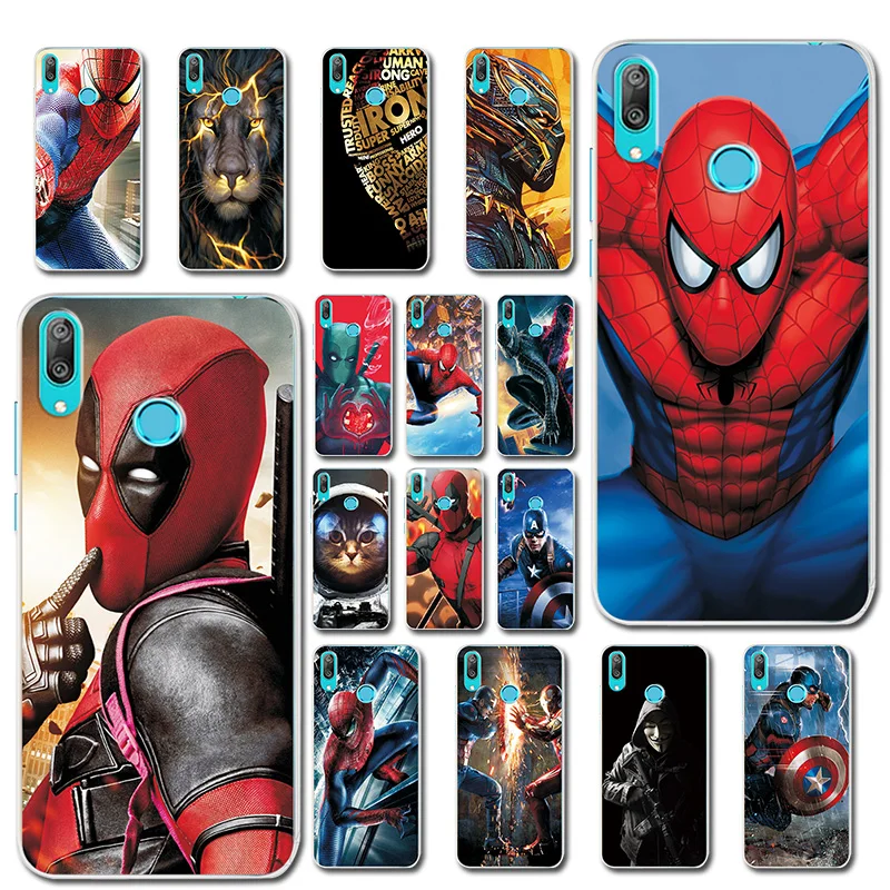 

TPU Silicone Phone Case For Huawei Y7 Prime 2019 Protector Case For Huawei Y7 2019 Brilliant Design Cover Fundas Y 7 2019 6.26"