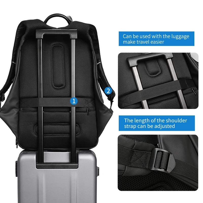 Mark Usb Für Rucksack diebstahl Port Anti Männer 1 Männlichen 15 Laptop Ryden zoll Mit Reise BvwXZqrB1