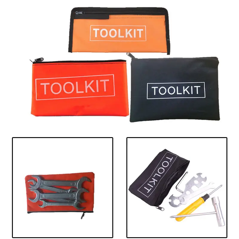 

Hoomall Small Tool Bag Hardware Toolkits Multi-function Portable Bag High Quality Zipper Canvas Tool Bags Waterproof 4-Sizes
