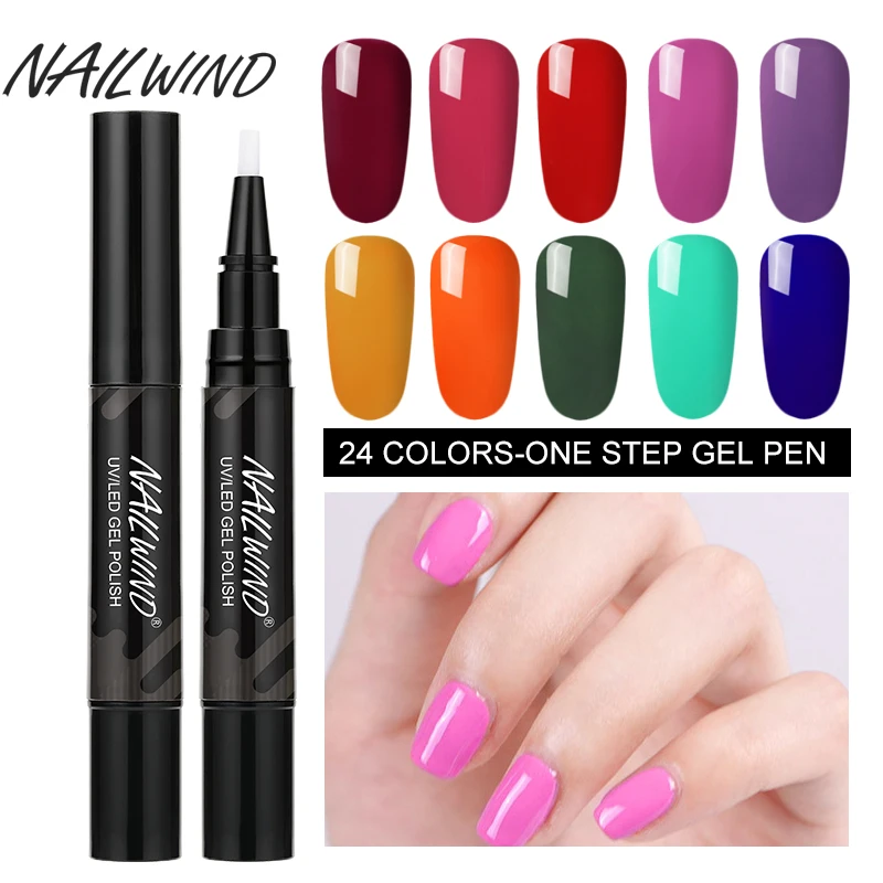 

NAILWIND Nail Polish Gel Varnish 5ml One Step Gel For Nail Art Designed Soak Off Semi Permanent UV LED Lamp Nail Gel Polish