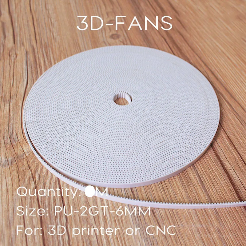 PU مع الصلب الأساسية GT2 حزام 2GT مؤقت اشتعال 6 مللي متر عرض 2 M 3 M 5 M حزمة ل 3D طابعة