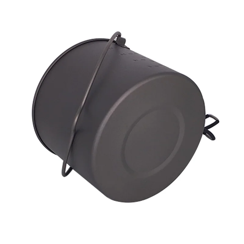 Tazas 1300 ml Utensilios de cocina set Ultralight Titanium sartén acampar al aire libre tazón de titanio picnic