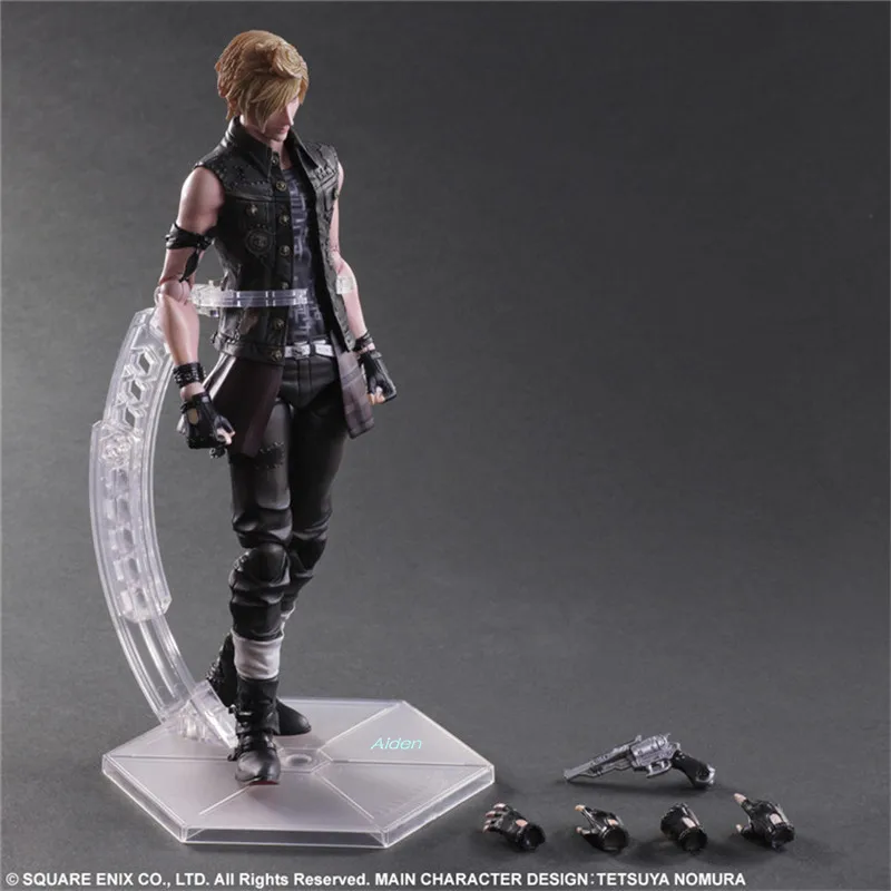 10 "Final Fantasy XV темно-братьев Играть искусств PA, а не upsto Argentum ПВХ фигурка Коллекционная модель Ящик для игрушек L215