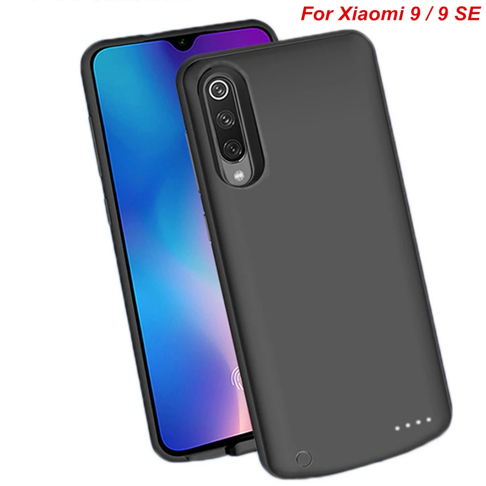 Чехол для аккумулятора Xiaomi Mi 9 9 Se, 6500 мАч, чехол для внешнего зарядного устройства, чехол для внешнего аккумулятора, чехол для аккумулятора Xiaomi Mi 9