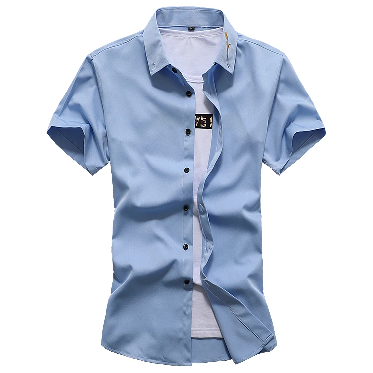 LONMMY M-7XL клетчатая рубашка мужская с коротким рукавом Slim fit Повседневная camisa social masculina мужская рубашка Мода 2018 Лето мужские рубашки