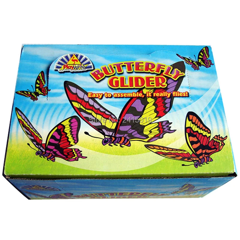10 x Butterfly Butterflies Foam Gliders Party Bag Fillers Toys 315-224-3