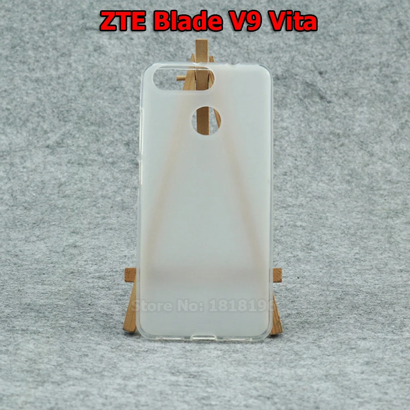 

2 Colors ZTE Blade V9 Vita Case Luxury Quality Half Clear Crystal Soft TPU Phone Case for ZTE Blade V9 Vita 5.45 Back Cover Skin
