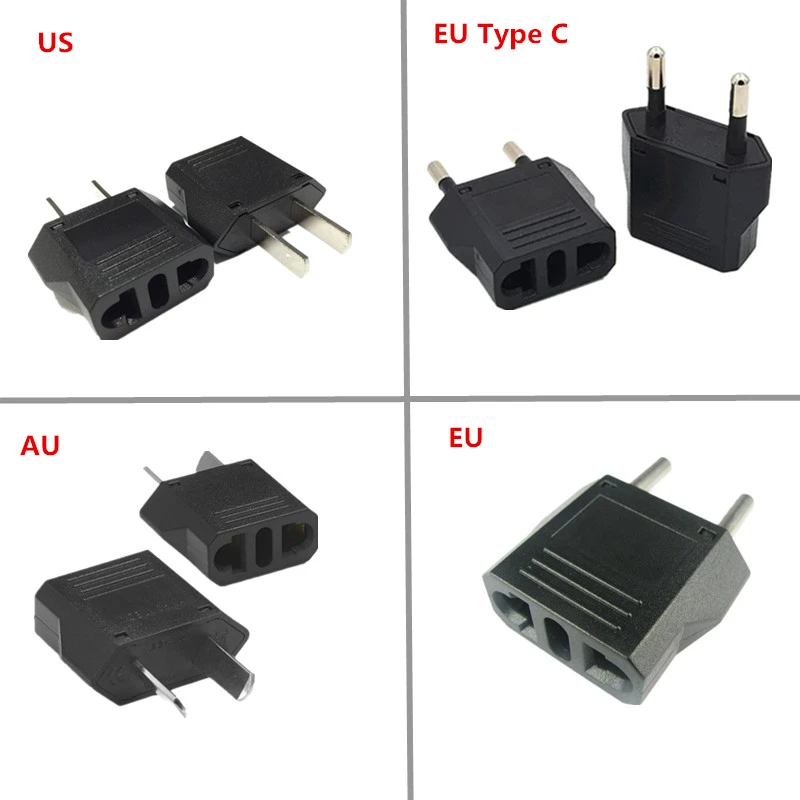 Adaptador de enchufe americano AU europeo tipo C, europeo americano europeo, japonés, adaptador de CN, cargador de corriente eléctrica, toma de corriente|Adaptador de enchufe internacional| AliExpress