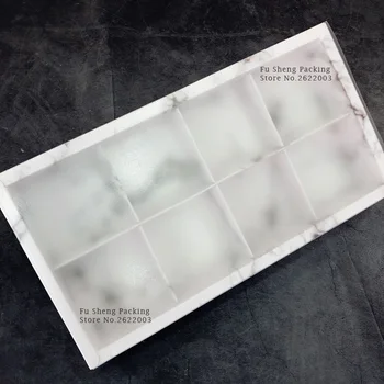 

PVC Drawer Gift Boxes For Cake Packing Frosted Clear PVC Paper Cover Box Cupcake/Candy Wedding Favors Boxes 100pcs/lot