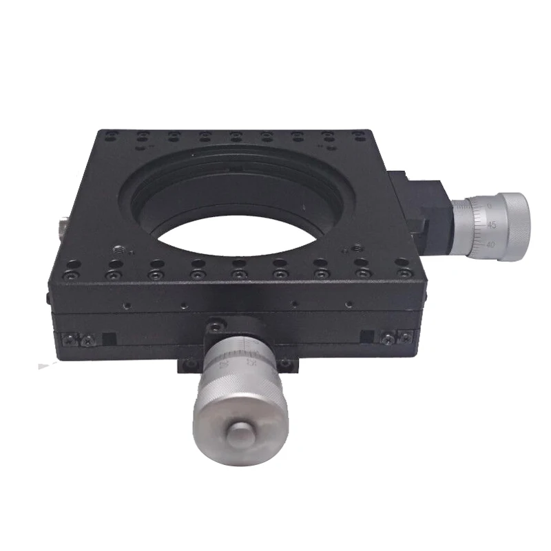 PDV PT XY125 135 ручной XY двухосный переводной этап полый ход 12 5 мм минимальная