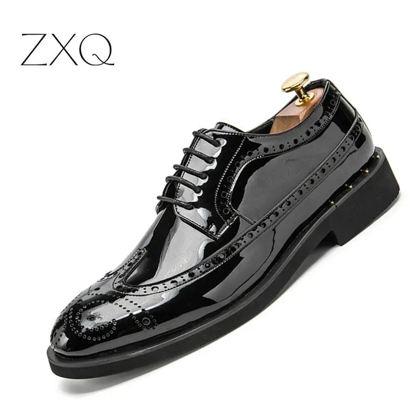 Zapatos de charol hombre baratos Clearance