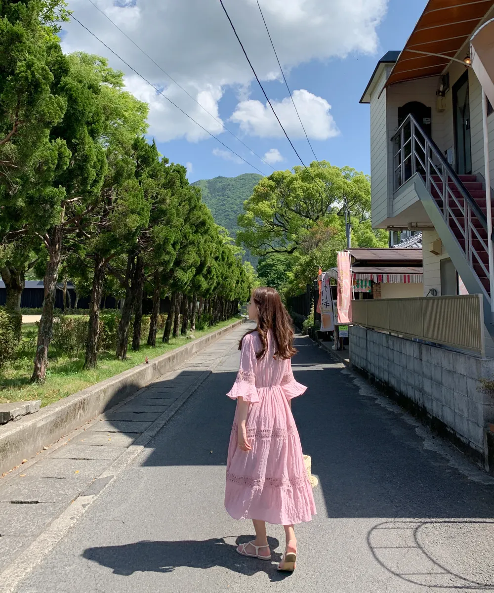 Женское летнее длинное кружевное платье с v-образным вырезом А-силуэта Vestidos Открытое платье для женщин, повседневный свободный стиль плюс размер Sukienki розовые женские Jurken