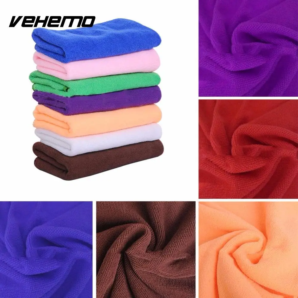 

10Pcs 5Colors Microfiber Car Vehicle Body Window Windshield Wash Cleaning Towel Soft Clean Cloths Rag 25x25cm Vehemo