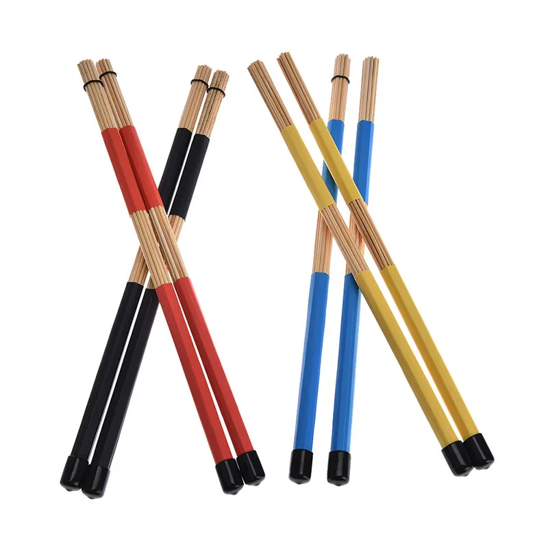 Wooden Drum Brushes Sticks 41 X 1.5cm Durable Jazz Drum Brushes Drum