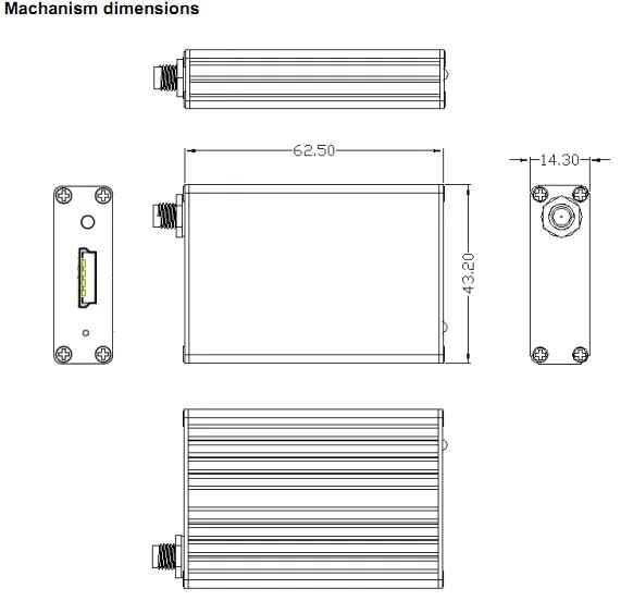 8. Machanism dimensions