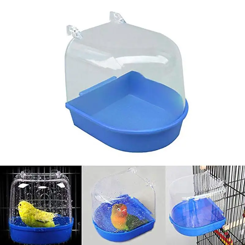 

Parrot Bird Bathtub Parrot Bathing Supplies Bird Bathtub Cage Pet Supplies Bird Bath Shower Standing Bin Wash Space