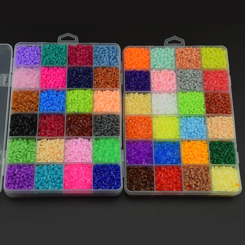 13000шт Hama Beads Набор 24 Цвета 2.6мм Perler DIY 3D Пазлы Tangram Головоломки Настольные Игры Дети