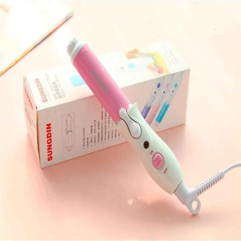 Travel Portable Electric 26MM Tourmaline Ceramic Hair Curling Iron