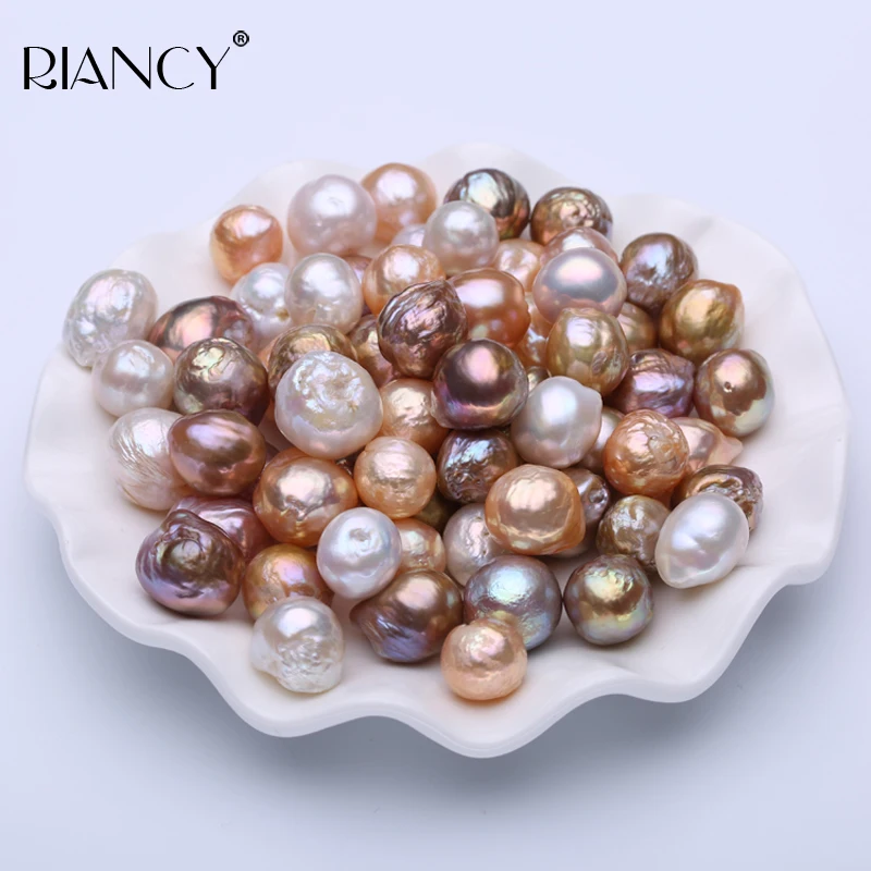 

Irregular shape special natural baroque freshwater pearl Particles 10-11mm pearl give away women DIY Unique gift 1Pieces