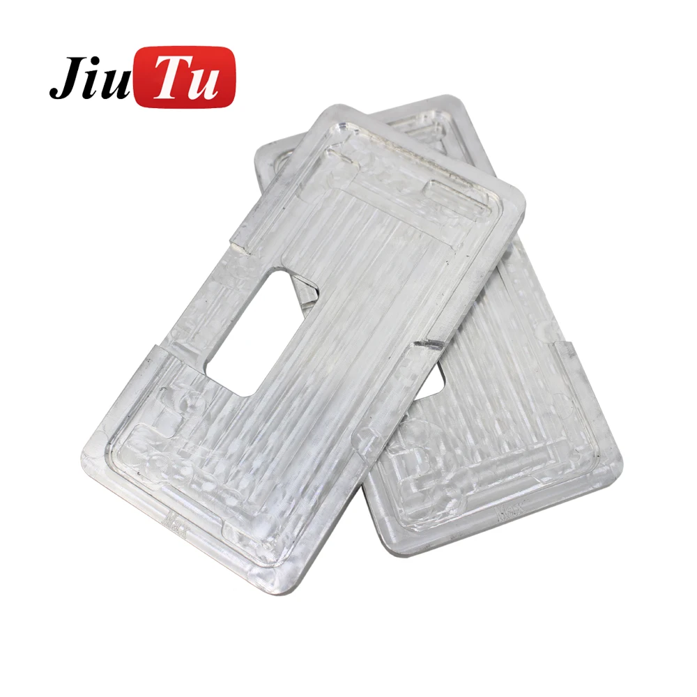 1pcs Aluminium Mould For iphone X XS XR MAX 5.8 6.1 6.5 Laminator mold metal for front glass Location jiutu (7)