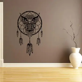 Home Decor Owl Fashion Creative Personality Wall Stickers  Home Decor wall sticker Home Deco mirror AU8
