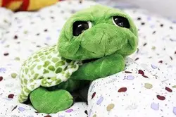 Кэндис Го! Горячая Распродажа супер милые плюшевые игрушки животных зеленый большие глаза черепахи черепаха мягкая игрушка ребенок любит