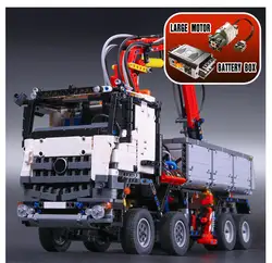 2793 шт. техника серии Arocs модель грузовика строительных блоков Кирпичи Классические Совместимость 42043 для детей Рождественский подарок