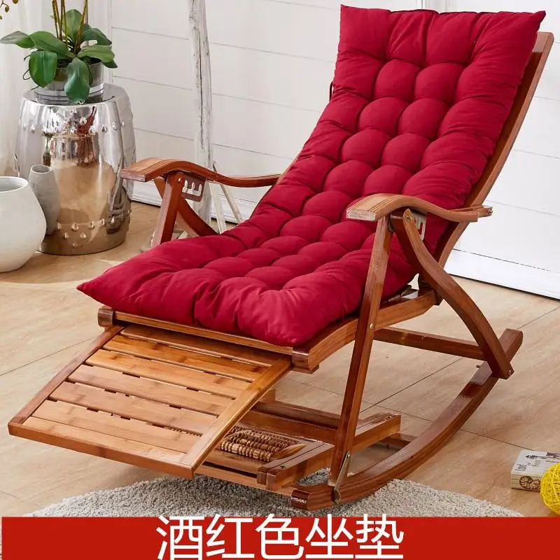 Бамбуковое кресло-качалка для дома, балконное кресло-качалка, кресло-качалка для взрослых, кресло-качалка для обеда, кресло для отдыха, повседневное деревянное кресло для пожилых людей - Цвет: Style 4