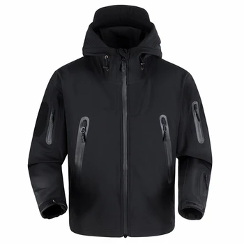 

Camping Camouflage Lurker Shark skin Soft Shell Tactical Sports Waterproof Hunting Clothes Men Outdoor Jacket Fleece Coat
