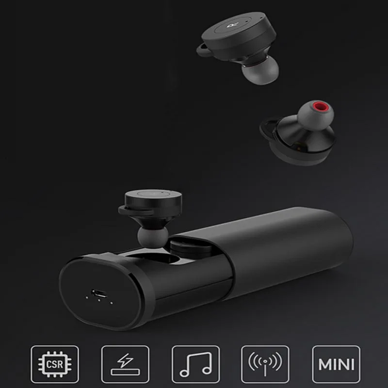 

B1 Mini Twins True Wireless Bluetooth Earphone Bluetooth 4.1 TWS bluetooth Handsfree headset with Charging Box Dock Earbuds