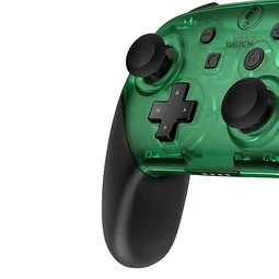 NS Switch Pro контроллер Pikachus Bluetooth беспроводной геймпад джойстик для Nintendo Switch Pro джойстик SuperSmash Bros - Цвет: Green transparent