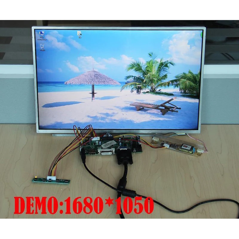 Комплект для телефона монитор экран DVI VGA LVDS 4 лампы драйвер HDMI 1680X1050 22 дюйма плата