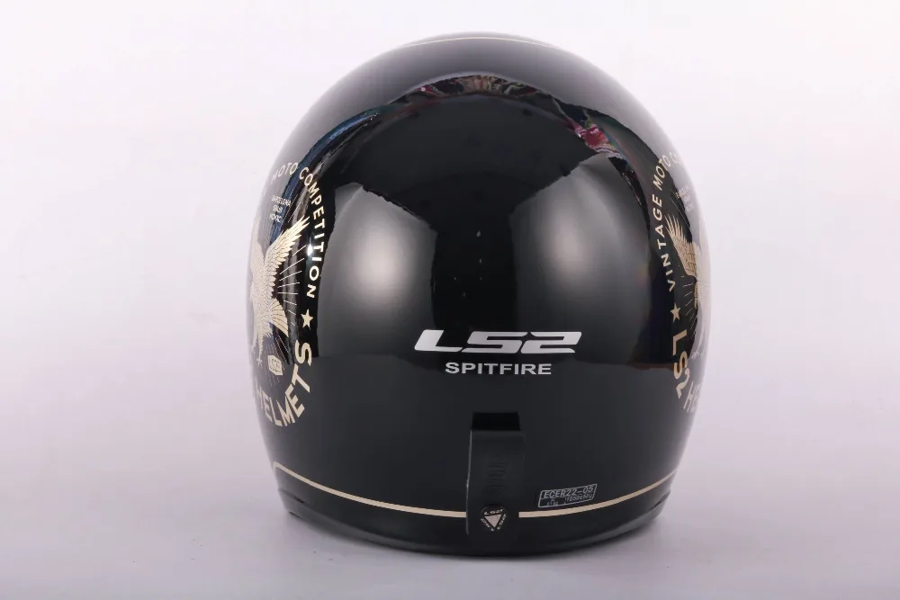 Ls2 OF599 шлемы Spitfire moto rcycle шлем jet винтажный шлем с открытым лицом Ретро 3/4 полушлем casco moto capacete moto ciclismo