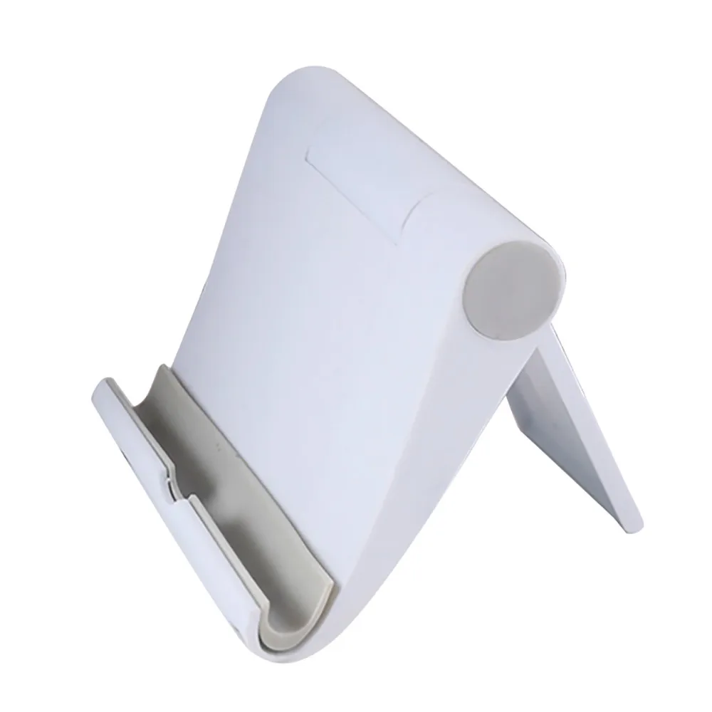 Настольная плоская подставка Вертикальная Складная подставка универсальная настольная Складная подставка для телефона samsung iPhone планшет 19Mar11 - Цвет: White
