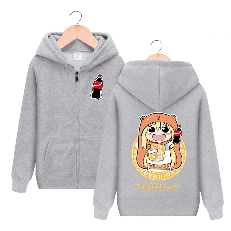 Himouto! Umaru-chan мультипликационный персонаж дома Умару Милый принт с капюшоном для косплейный костюм с капюшоном для мужчин и женщин Весна Осень Повседневная Толстовка уличная