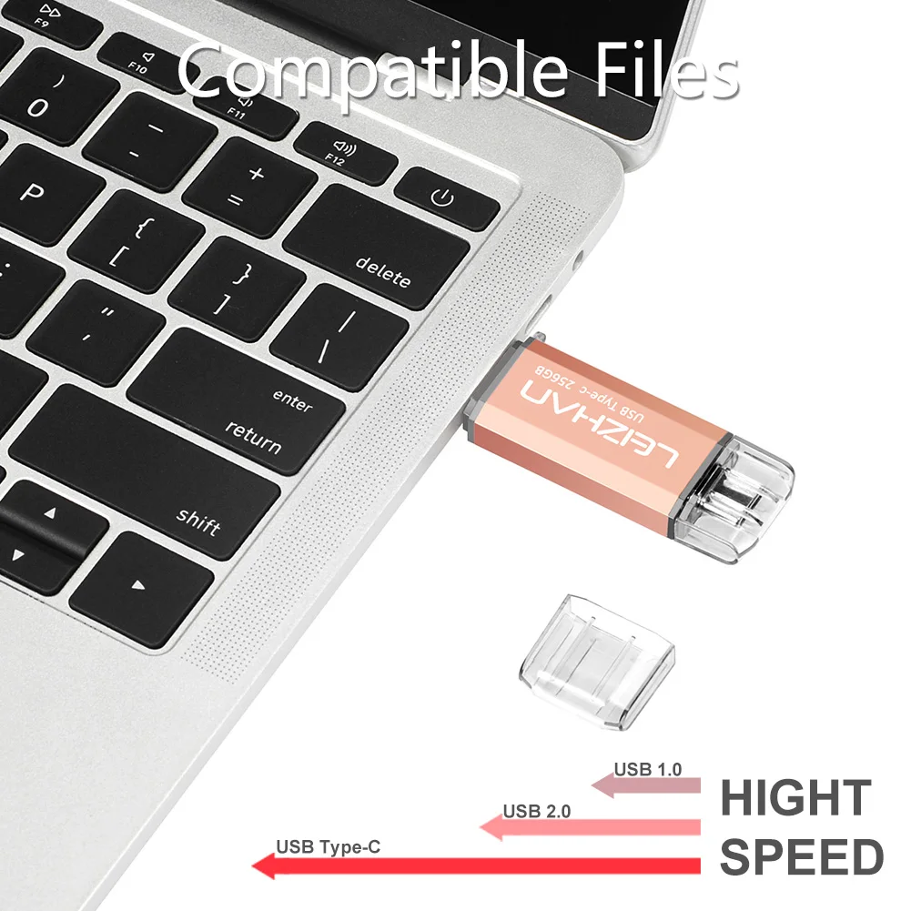 LEIZHAN Новый USB флеш накопитель Type C 256 ГБ 64 Флешка 32 Гб OTG usb 3 0 128g c карта памяти 16 8