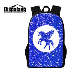 Dispalang бренд для женщин школьный рюкзак в Lady''s повседневное Daypacks Женская Холщовая Сумка для взрослых двойная молния Мода печати