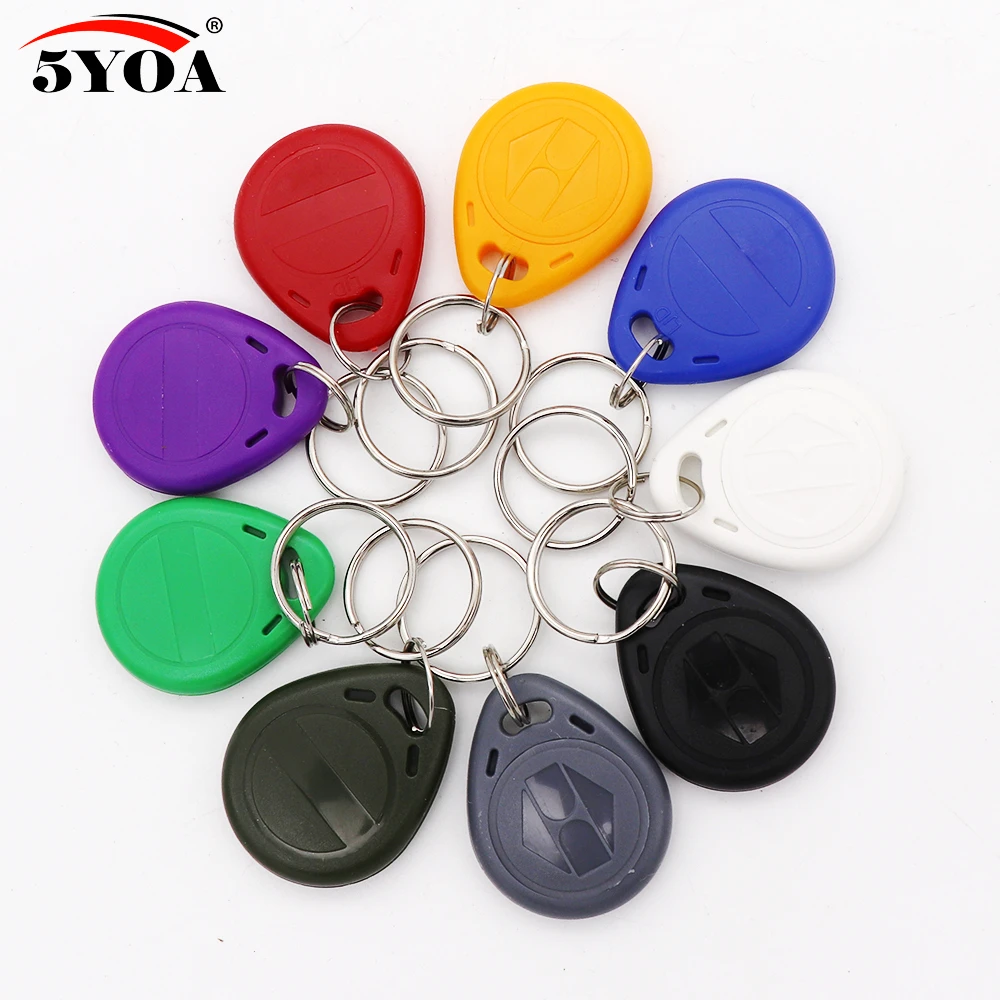 Nfc Keychain 10pcs RFID 125KHz Writable Rewrite T5577 Key Chain