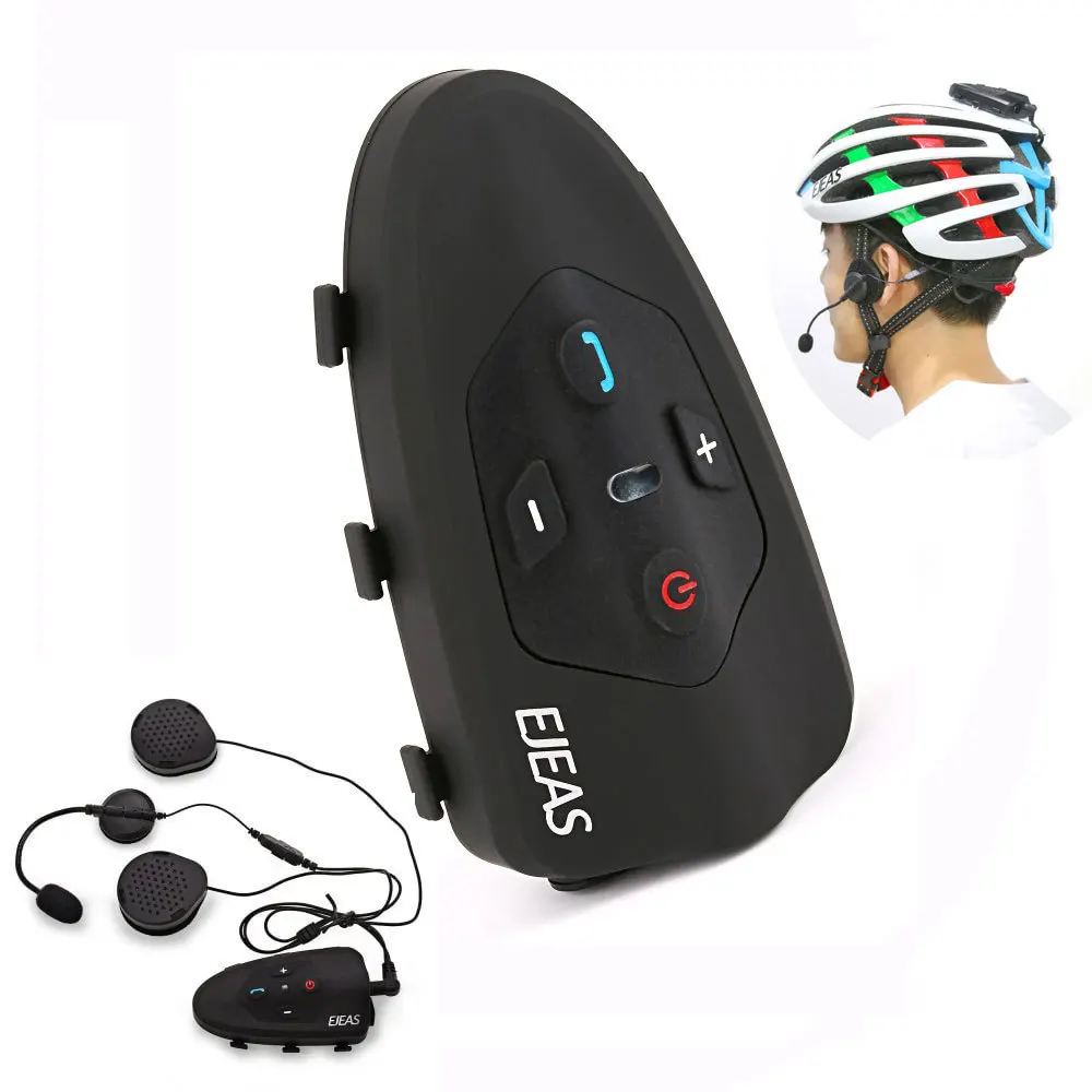 2017 ejeas eagle 2 всадника Велоспорт переговорные Bluetooth Мотоциклетный Шлемы-гарнитуры