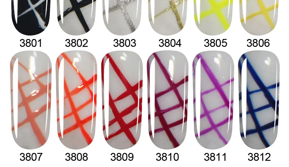 Verntion 5 мл проволочный гель для рисования ногтей Polishmanicure гель краска паук ed светодиодный/УФ лак для ногтей гель для дизайна лака