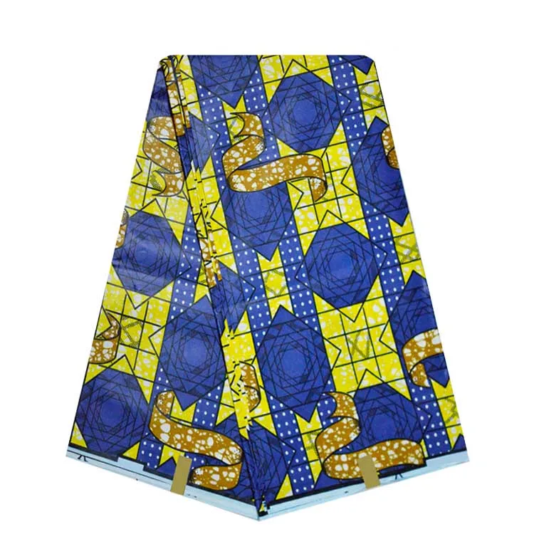 

6 Yards African Wax Prints Fabric Wax Hollandais dutch 100% Cotton Fabrics Material Dashiki Batik Real Floral for Dress