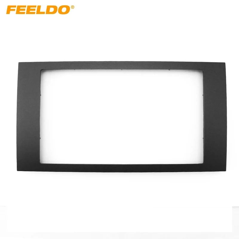 

FEELDO Car 2DIN Refitting Frame DVD Panel Dash Kit Fascia Radio Audio Frame For Ford Focus 06 Transit #AM1693